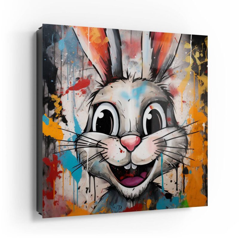 Bunter Graffiti-Hase – Bild 4