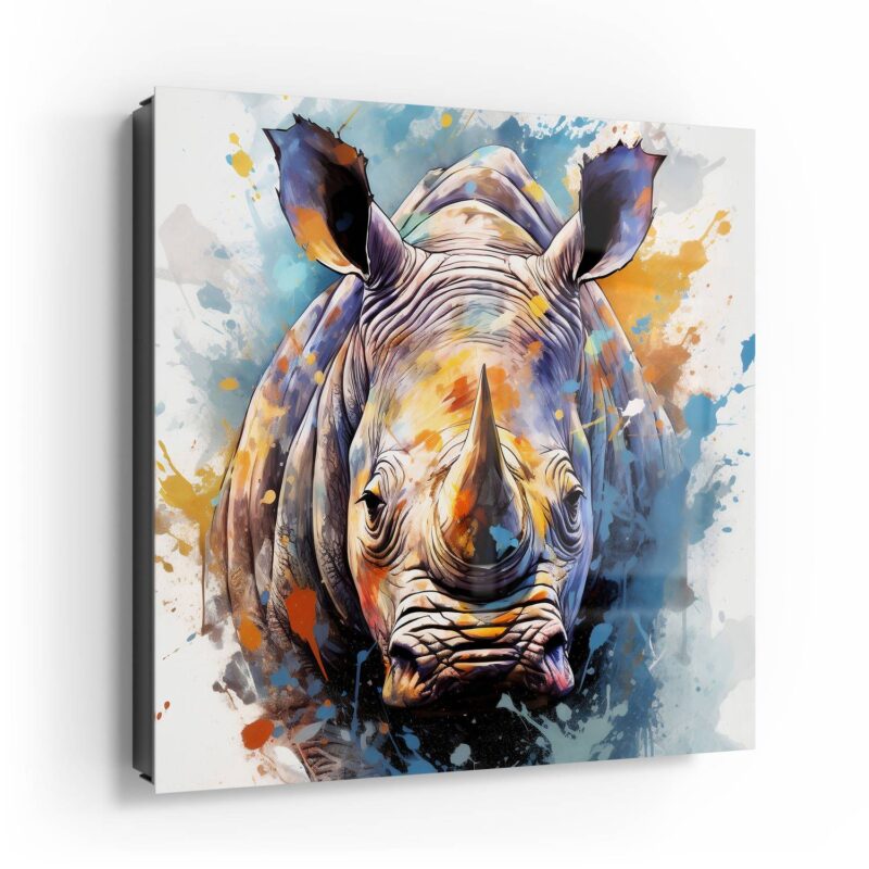 Nashorn in Farbpracht – Bild 4
