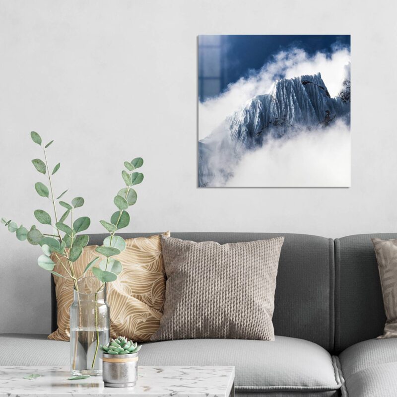 Gletscher in den Wolken – Bild 2