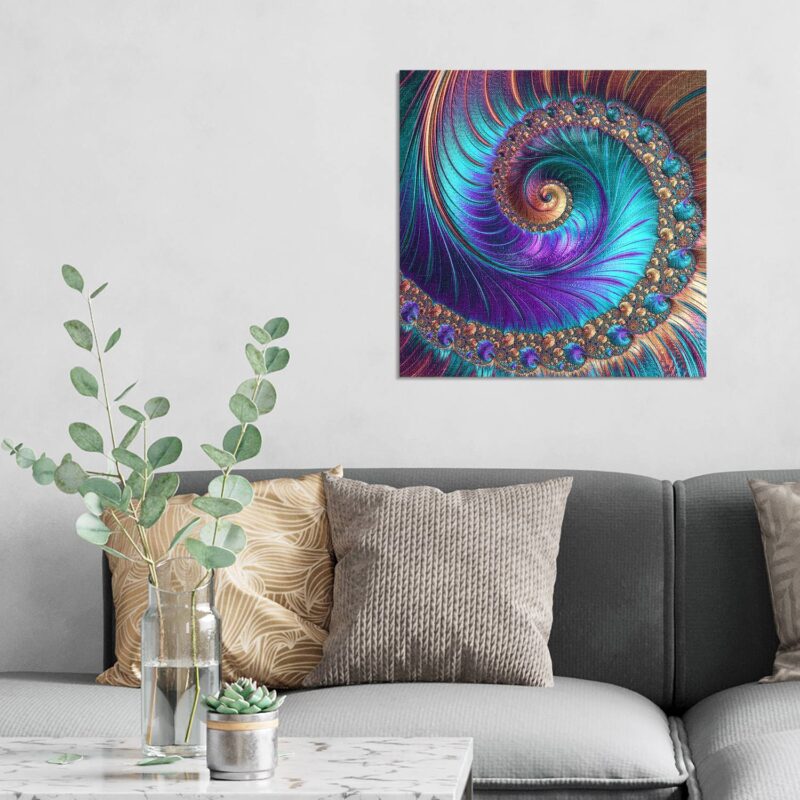 Fantasievolle Farbspirale – Bild 2
