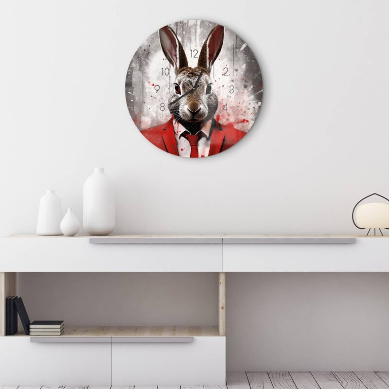 Eleganter Hase in Rot – Bild 5