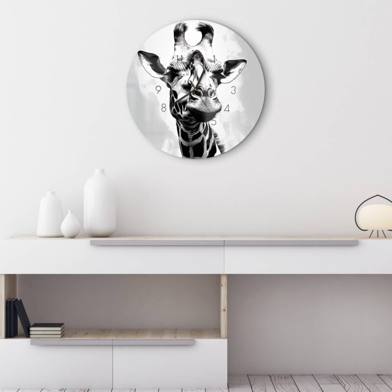Monochromer Giraffenblick – Bild 5
