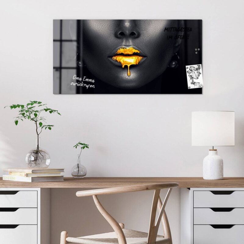 Goldbedeckte Lippen – Bild 4