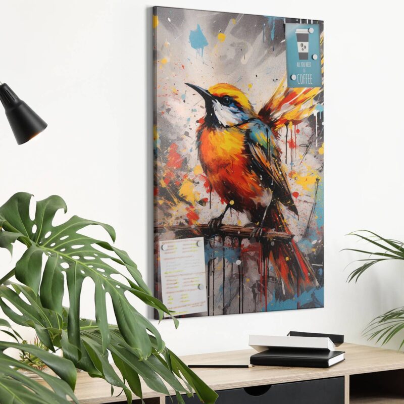 Lebendiger Farbenvogel – Bild 2