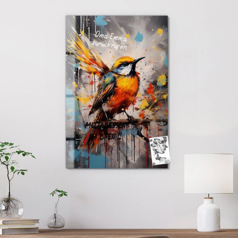Lebendiger Farbenvogel – Bild 3