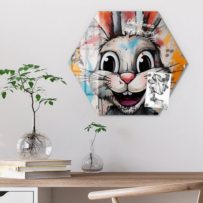 Bunter Graffiti-Hase – Bild 6
