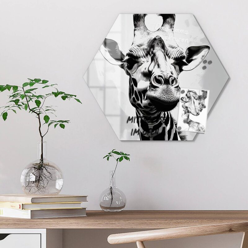 Monochromer Giraffenblick – Bild 6