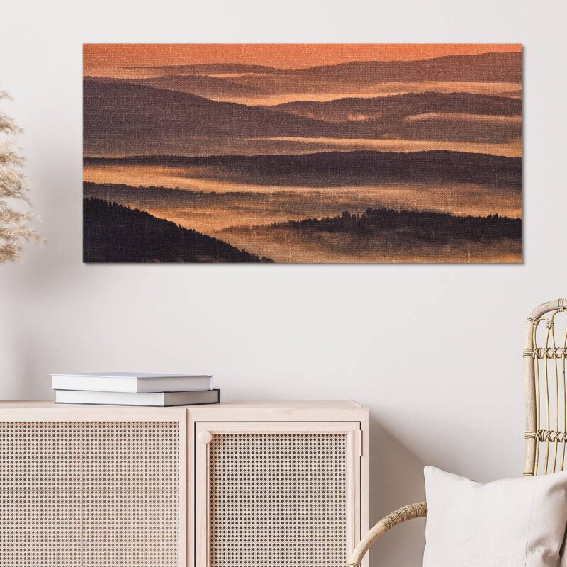 Nebelberge im Morgenrot – Bild 2